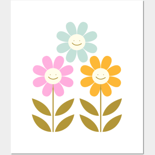 Flower Friends Posters and Art